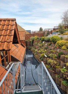 Terrasse EFH Gro�z�giges Hofanwesen mit Einfamilienhaus, historischem Bestand, Scheunen und Entwicklungspotenzial