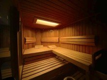 Sauna  Architektonisches Highlight: Luxus-Einfamilienhaus mit einzigartigem Design 
