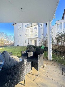 Terrasse Ger�umige 3Z-Erdgeschosswohnung zum Wohlf�hlen mit Terrasse und Tiefgaragenstellplatz