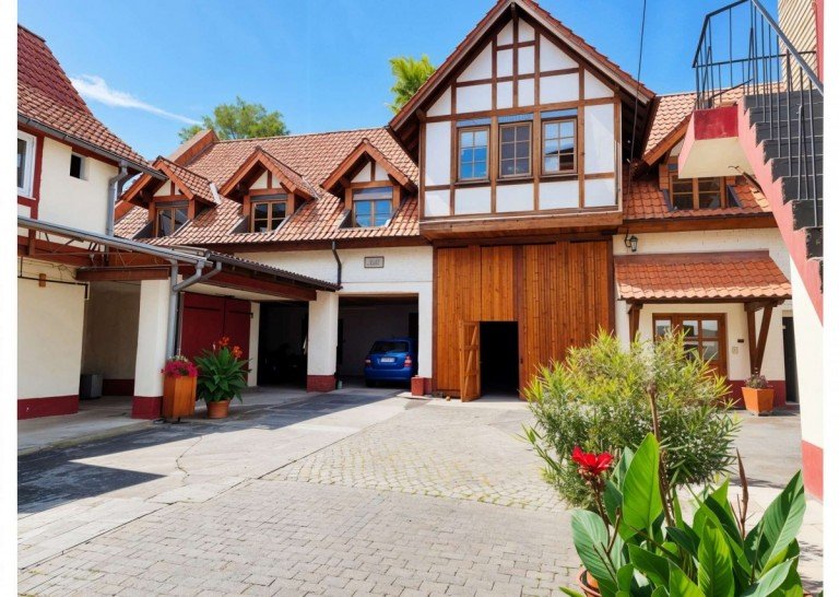 Au�enansicht EFH Mommenheim Haus Gro�z�giges Hofanwesen mit Einfamilienhaus, historischem Bestand, Scheunen und Entwicklungspotenzial