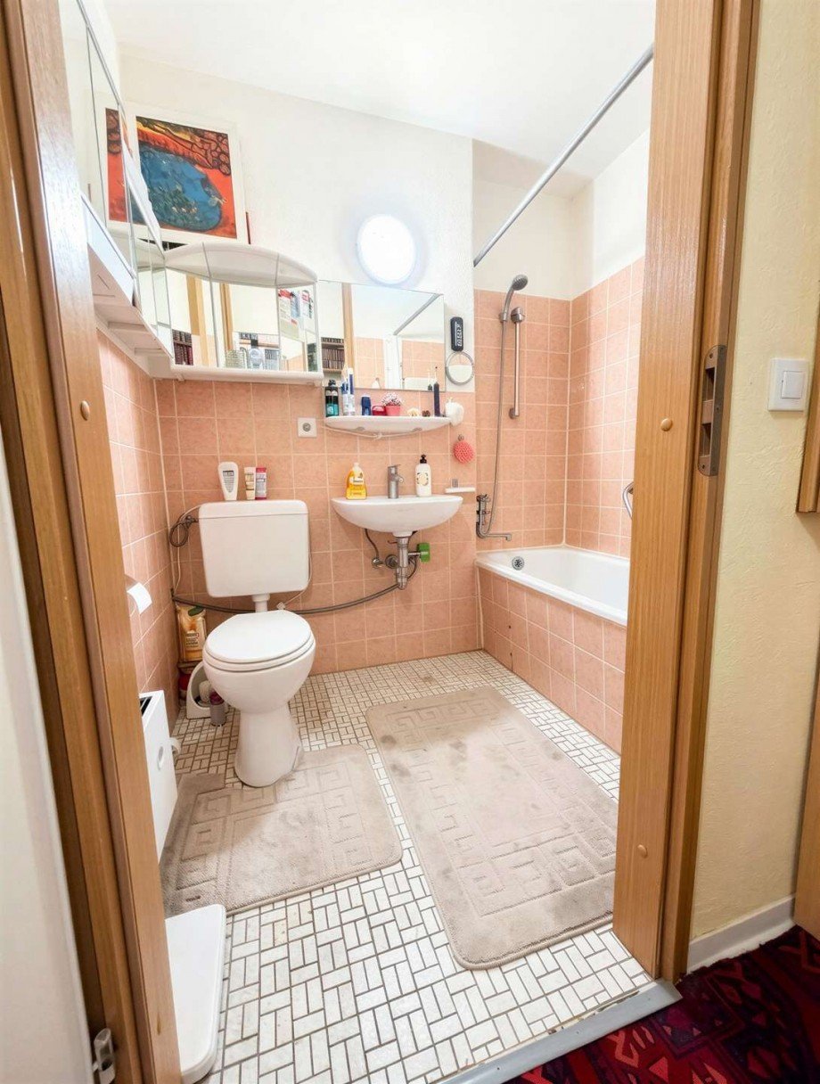Badezimmer Etagenwohnung Mainz