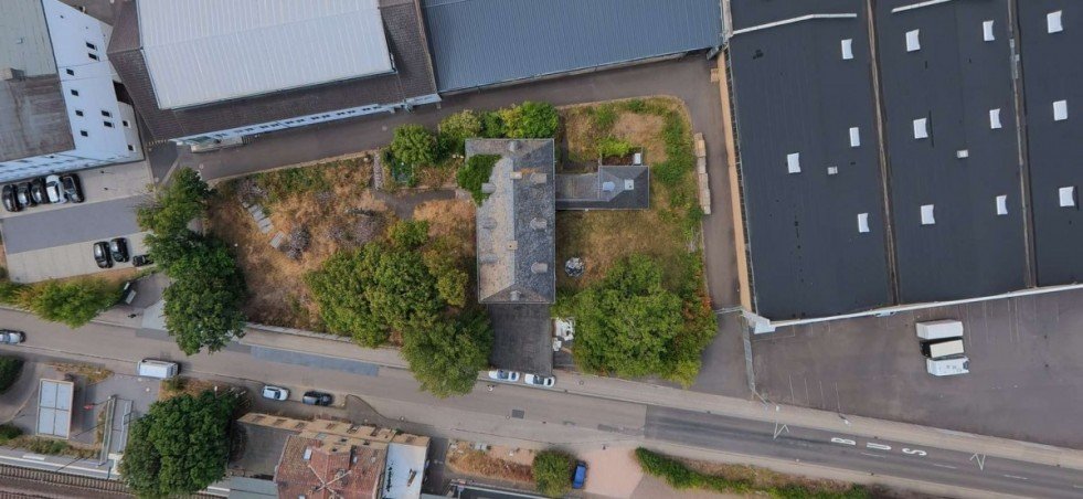 Vogelperspektive Gewerbegrundst�ck Gensingen
