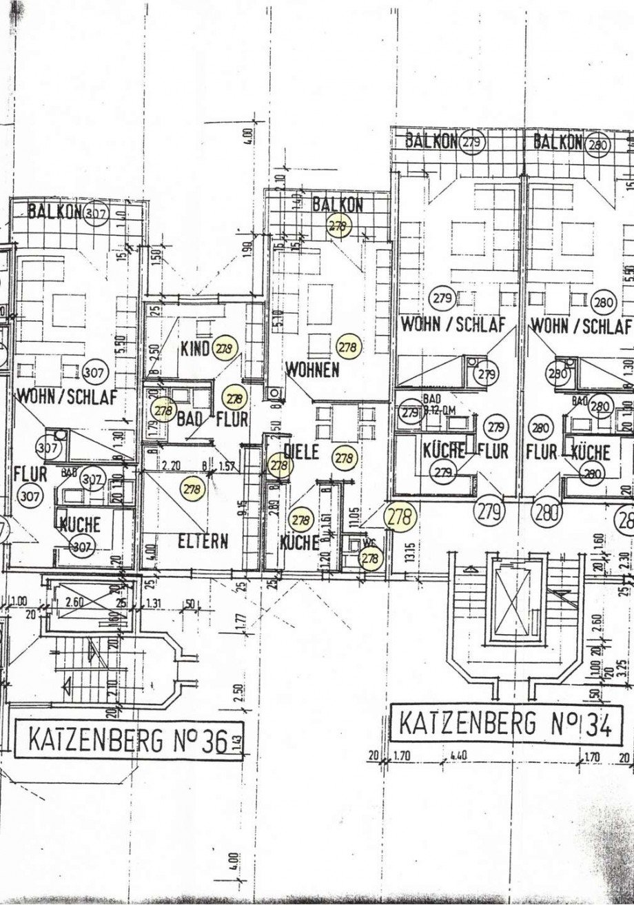 Grundriss Etagenwohnung Mainz