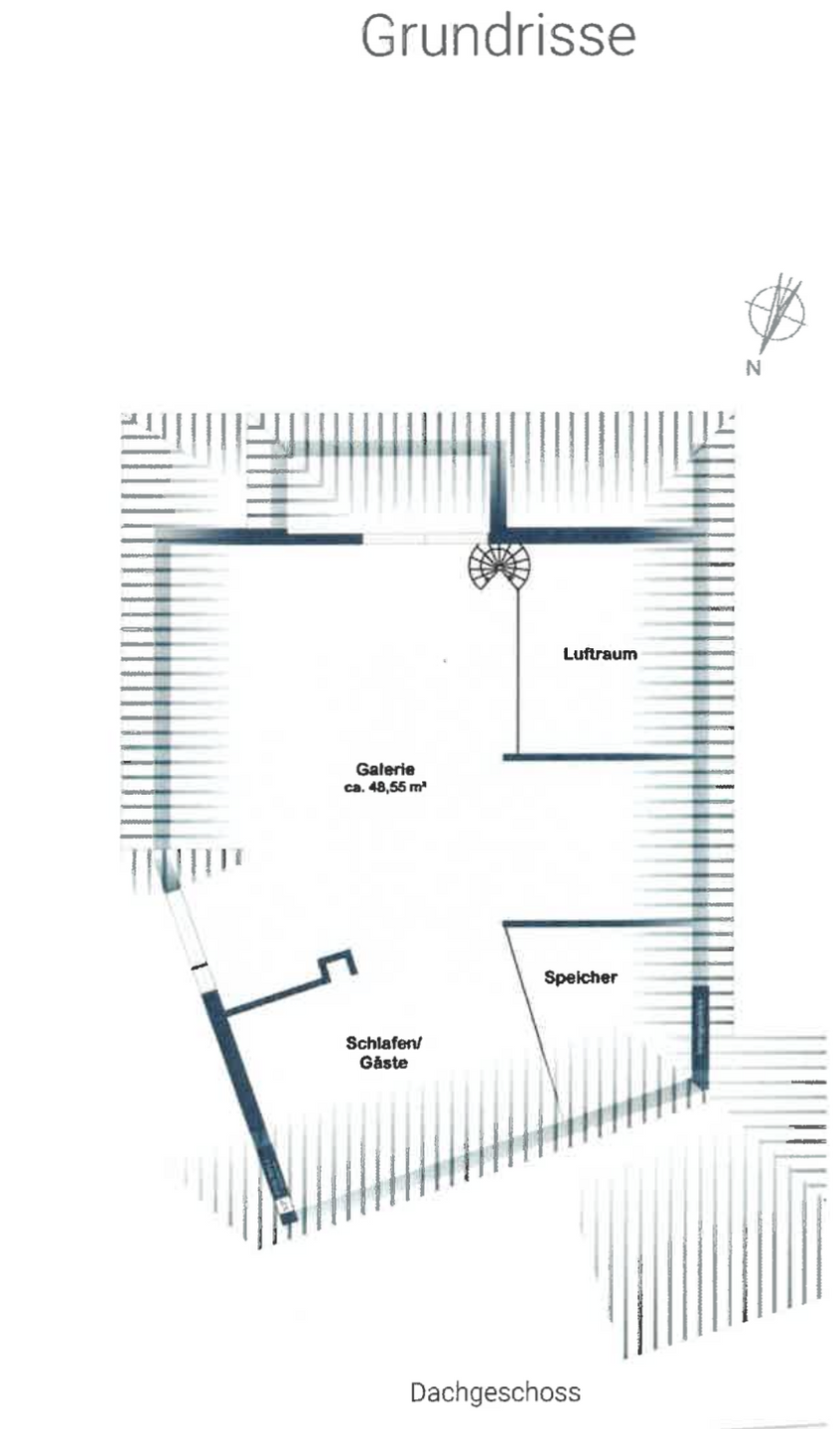 Grundris DG Zweifamilienhaus Erbes-B�desheim