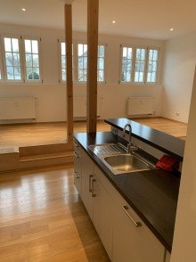 Offene K�che Helle DG Wohnung in freistehender Jugendstilvilla n�he Kurhaus