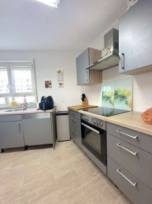 K�che Ger�umige 3Z-Erdgeschosswohnung zum Wohlf�hlen mit Terrasse und Tiefgaragenstellplatz