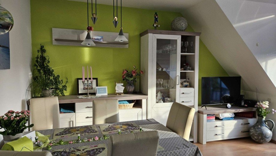 Wohnzimmer Dachgeschosswohnung Eschborn