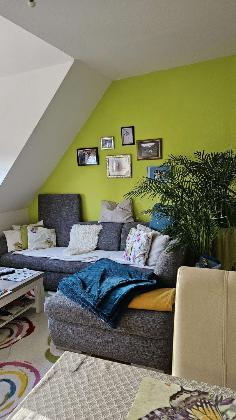 Wohnzimmer Dachgeschosswohnung Eschborn