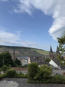 Ausblick Charmante 1,5-Zimmer-Wohnung mit Rheinblick in Bingen-Bingerbr�ck