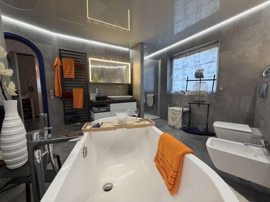 Badezimmer Maisonettewohnung Erbes-B�desheim