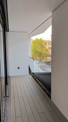 Balkon  Glamour�ses Leben in der City: The Flare - Luxus pur in Frankfurt! 