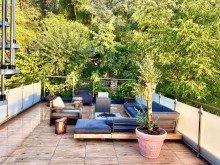 Terrasse  Architektonisches Highlight: Luxus-Einfamilienhaus mit einzigartigem Design 