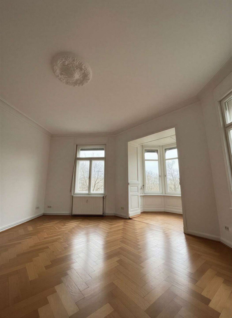 Wohnzimmer Etagenwohnung Wiesbaden