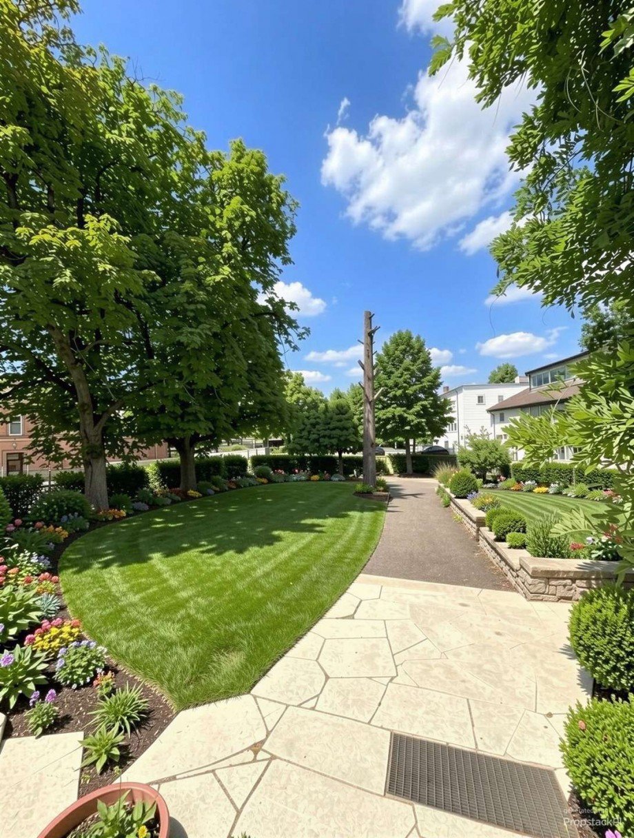 Garten - (KI generiert) Gewerbegrundst�ck Gensingen
