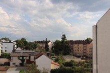 Ausblick Balkon Ideal geschnittene 1 Zimmer Wohnung im Herzen von Frankfurt | Festpreis