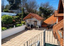 Terrasse EFH Gro�z�giges Hofanwesen mit Einfamilienhaus, historischem Bestand, Scheunen und Entwicklungspotenzial