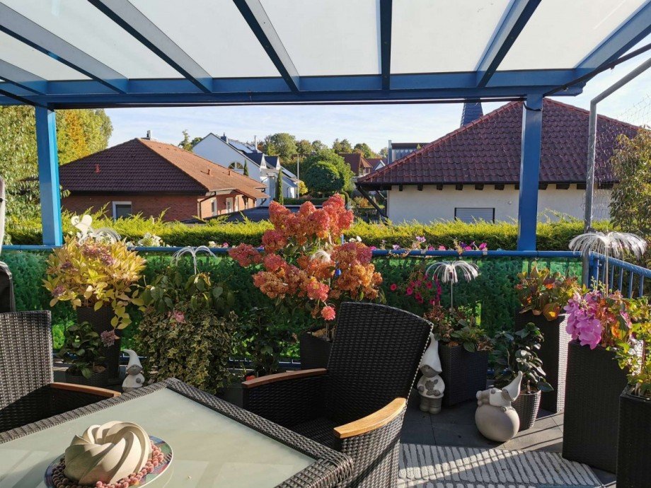 Terrasse Maisonettewohnung Erbes-B�desheim
