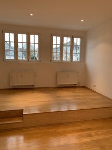 Wohnzimmer Helle DG Wohnung in freistehender Jugendstilvilla n�he Kurhaus